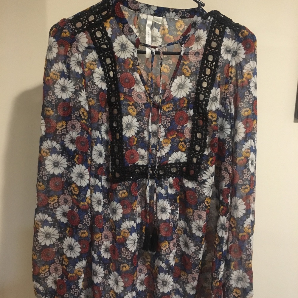 Lauren Conrad Sheer Blouse